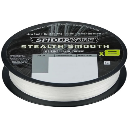 Fir Textil Spiderwire Stealth Smooth 8 Translucid 150m - Img 2
