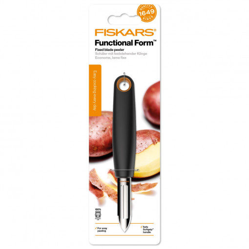 FISKARS Curatitor pentru legume Fiskars Functional Form, lama fixa, 267 mm, 40 g - 1014418 - Img 4