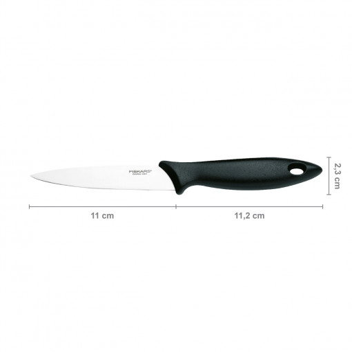 FISKARS Cutit pentru legume Fiskars Essential,11 cm, otel inoxidabil - 1023778 - Img 3