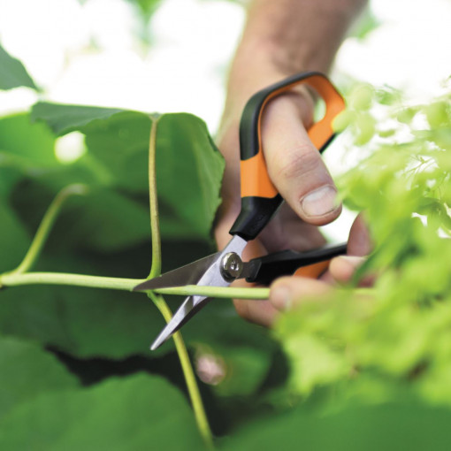 FISKARS Foarfeca pentru flori Fiskars Solid MicroTip SP15, 182 mm, 80 g - 1051602 - Img 3