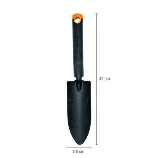 FISKARS Plantator metalic ingust Fiskars Ergo, 300 mm, 55 mm, 140 g - 1027018 - Img 4