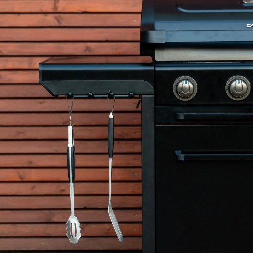 Gratar pe gaz Campingaz 3 Series Onyx S, fonta, arzatoare blue flame, arzator lateral - 2204785 - Img 8