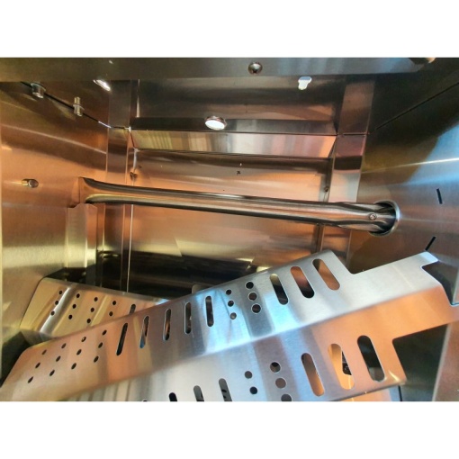 Gratar pe gaz din inox ALL GRILL Allrounder L cu 4.1 arzatoare si arzator ceramic pentru rotisor - 100304 - Img 8