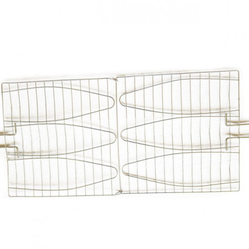 Gratar pentru peste triplu 26 x 26 cm Activa - 19418 suprafata prajire