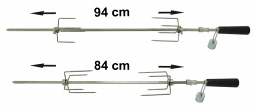 Kit electric rotiserie Cattara, 94cm, 8kg, 230V, USB 5V, 3 RPM - TT13053 - Img 3