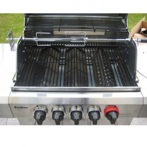 Kit electric rotiserie pentru gratar Kansas Pro 3 Enders - 7901 pe gratar