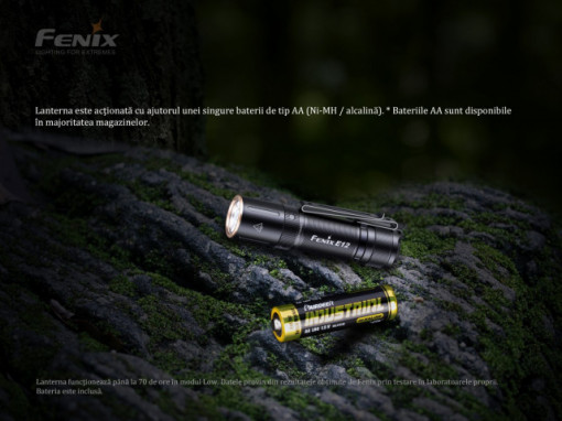 Lanternă EDC160 Lumen 68 Metri Fenix E12 V2.0 - ADV-430-001 - Img 7