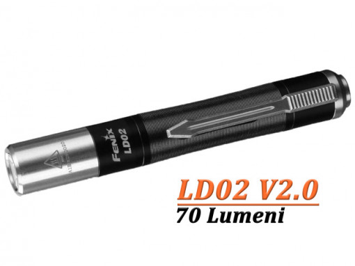 Lanterna Fenix LD02 V2.0 70 Lumeni 48 Metri