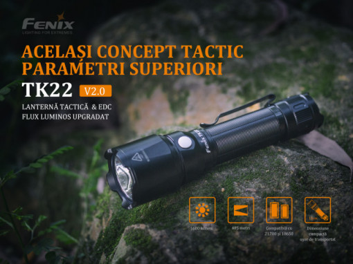 Lanterna Fenix TK22 V2.0 1600 Lumeni 405 Metri 2