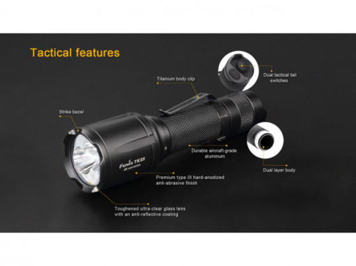 Lanterna Fenix TK25 Versiune Infra-Rosu 1000 Lumeni 225 metri 4