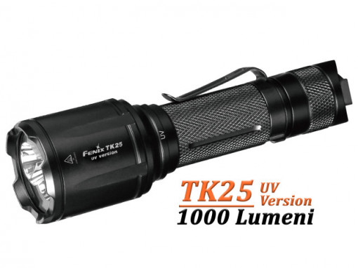 Lanterna Fenix TK25 - Versiune UV - 1000 lumeni 225 metri