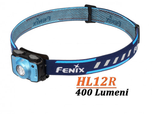 Lanterna frontala Fenix HL12R Reincarcabila 400 lumeni 64 metri