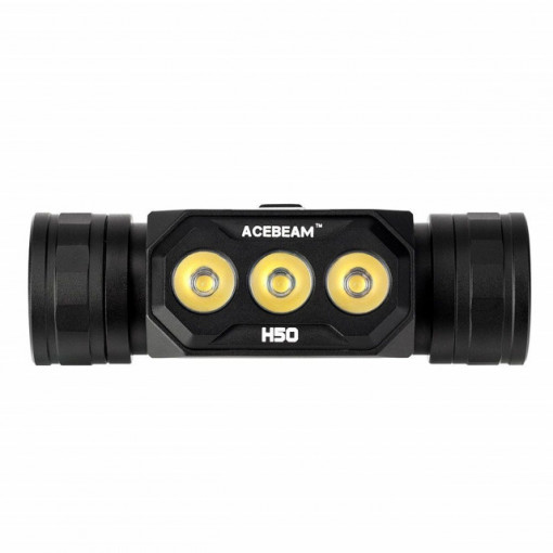 Lanterna reincarcabila pentru cap Acebeam H50, 2000 lumeni, 137 m 2