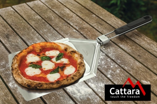 Paleta pentru pizza din inox SS430, Cattara, pliabila, 24x36cm, grosime 1mm - TT14089 - Img 6