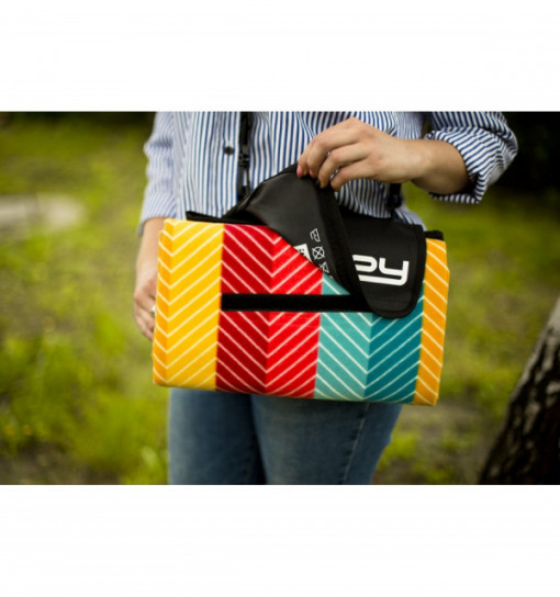 Patura pentru picnic captusita cu aluminiu Spokey 130 x 150 cm  3