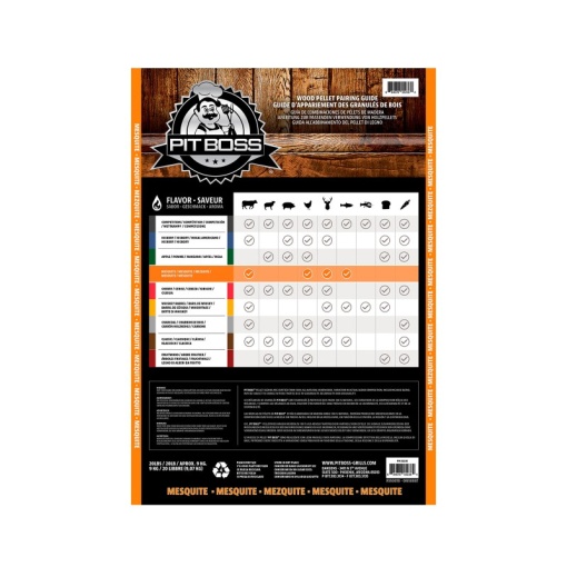 Peleti pentru grill 9 kg Pit Boss Mesquite Blend - 55238 - Img 2