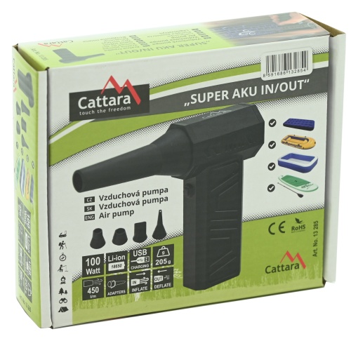 Pompa cu acumulator Cattara, USB-C, 450l/min - TT13285 - Img 7