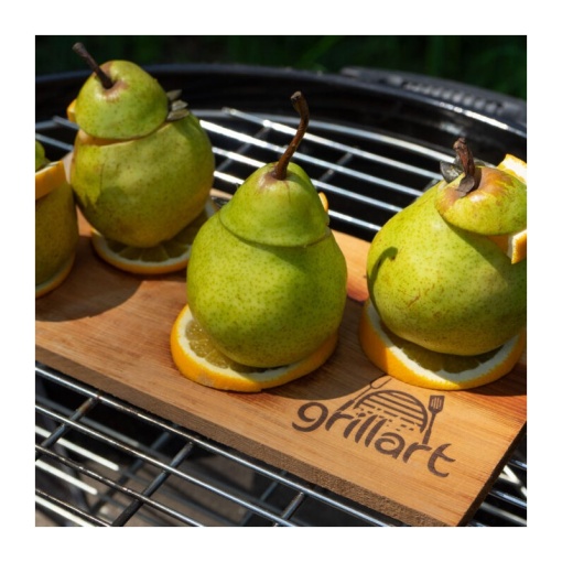 Set 2 placi din lemn de hicori XL 30x14,5x1 cm pentru gatit la gratar Grillart - GA-1003-6 - Img 6