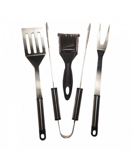 Set 4 ustensile pentru gratar cu husa textila Activa 19091