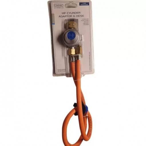 Set regulator adaptor pentru aragaz portabil cu cartus la butelie Cadac - 8521 4