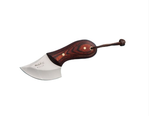 Set Topor &amp; Cutit Muela HM-13P,maner lemn presat coral - Img 3