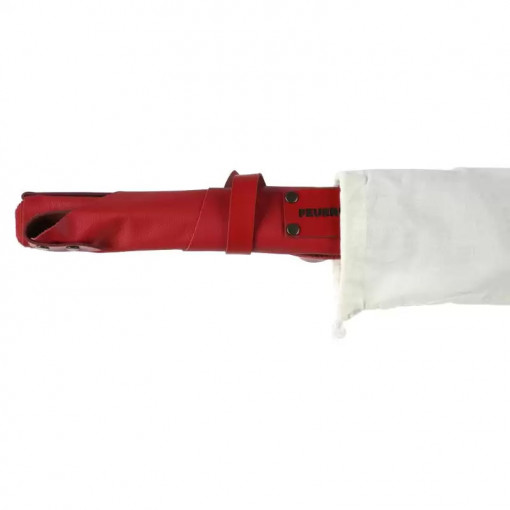 Sort din piele pentru gratar Premium Feuermeister rosu L 95 x 70 cm - 8701040202 - Img 3
