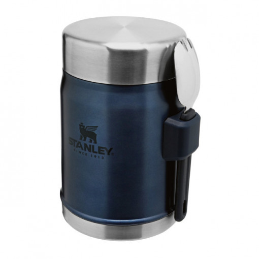 Termos mancare cu tacam Stanley The Legendary Food Jar + Spork Nightfall 0.4 l - 10-09382-006 2