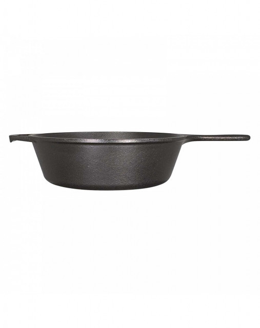 Tigaie inalta rotunda din fonta cu maner Lodge 26 cm L-8DSK3 2
