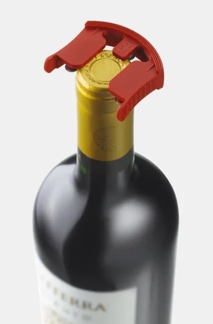 Tirbuson Victorinox Corkscrew with Cap Cutter, Black/Red 7.6924 - Img 2