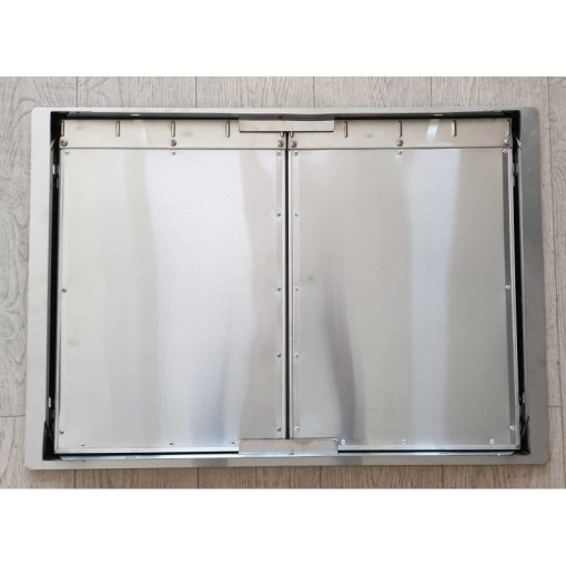 Usa din inox cu cadru built-in 81 x 57 x 4 cm pentru insula si bucatarie exterioara Grandhall Elite 4B - A08001005T - Img 2