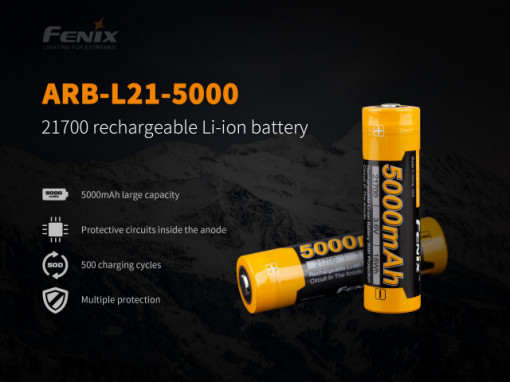 Acumulator Fenix 21700 - 5000mAh - ARB-L 21-5000 5