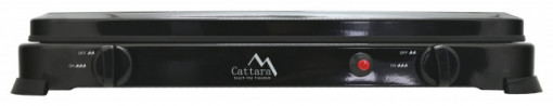 Aragaz cu 2 arzatoare portabil Family Cattara TT13596 - Img 5
