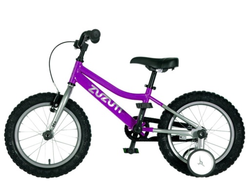 Bicicleta copii 16" ZUZUM Bella, mov/argintiu, varsta 4-6 ani - Img 5