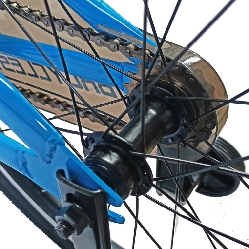Bicicletă copii BR Neptune 20", cadru oțel, albastru, varsta 7 - 10 ani - Img 7