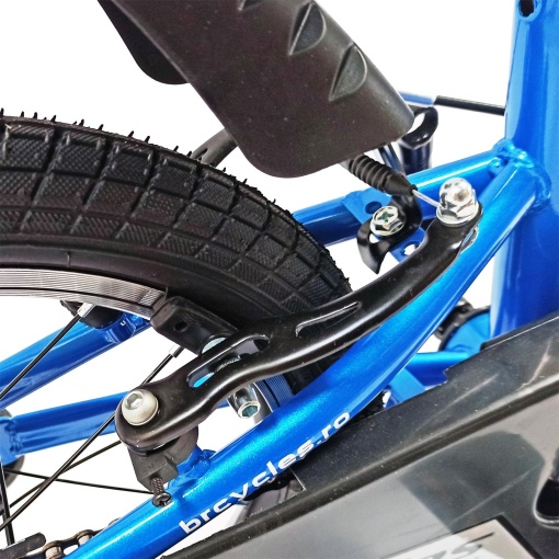 Bicicletă copii BR Neptune Kids 16", cadru oțel, albastru, varsta 4 - 6 ani - Img 10