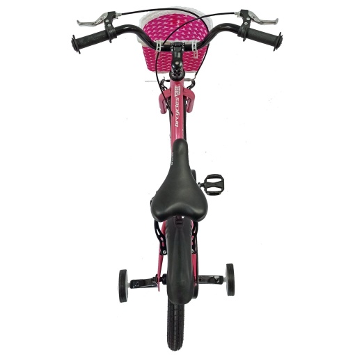 Bicicletă copii BR Neptune Kids 16", cadru oțel, roz, varsta 4 - 6 ani - Img 3