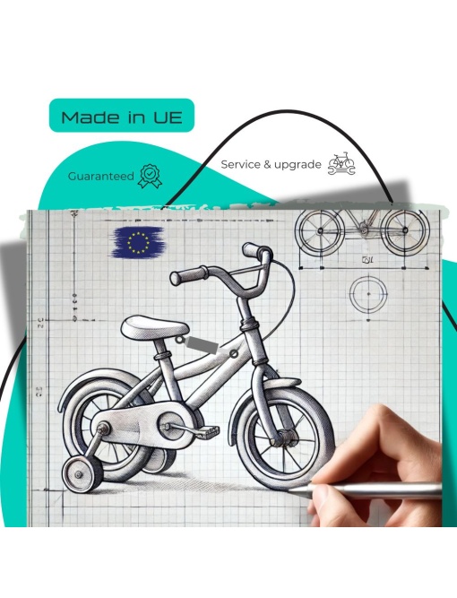 Bicicleta Copii DHS Plasma - 20 Inch, Albastru - Img 6