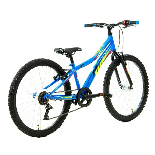 Bicicleta Copii DHS Turbo - 24 Inch, Albastru - Img 3
