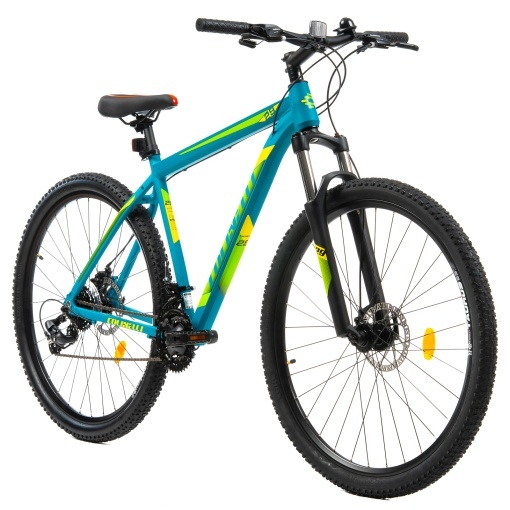 Bicicleta MTB Colinelli COL25, Marimea L, 29 inch, Verde, Schimbator Shimano ST-EF500 EZ-FIRE PLUS, 24 Viteze, Cadru Aluminiu, Frane pe Disc - Img 2