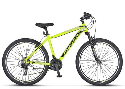 Bicicleta MTB-HT 27.5" UMIT Mirage V, cadru aluminiu 20", frane V-Brake, 21 viteze, verde lime