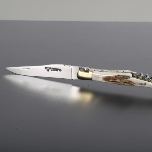 Briceag cu Tirbuson Laguiole en Aubrac, Maner Corn Cerb lama 12cm - LGL0312BCL/FSJ1 2