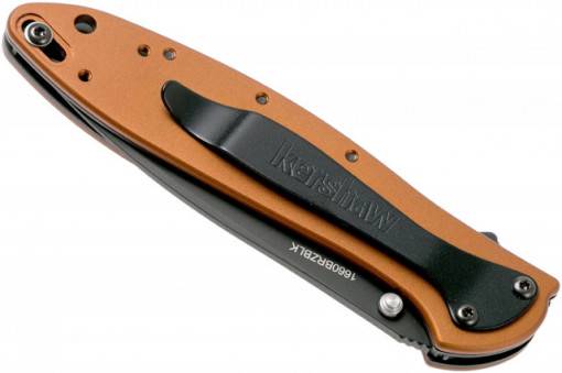 Briceag Kershaw Leek, lama 7.8cm - KS1660BRZBLK  clips buzunar