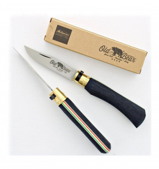 Briceag Old Bear Classic Inox Black Wood lama 8cm - 9307/19_MT 2