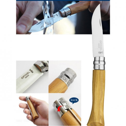 Briceag Opinel N°06 Inox Maslin lama 7cm - 000983 - Img 4