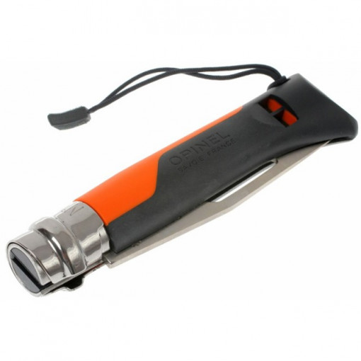 Briceag Opinel N°08 Inox Outdoor Portocaliu, lama 8.5cm - 001577 - Img 5