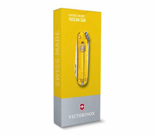 Briceag Victorinox SD Classic Transparent, Tuscan Sun - 0.6223.T81G 4
