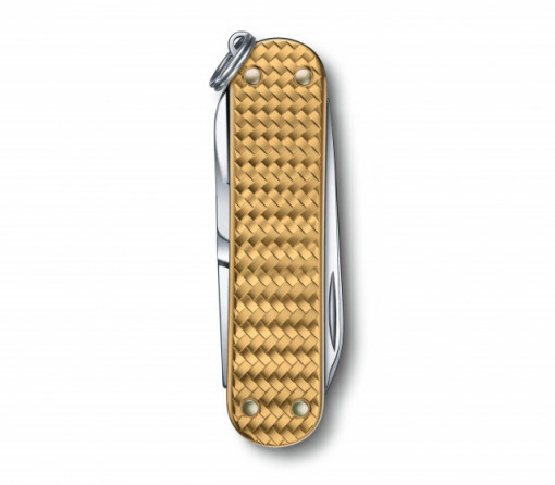 Briceag Victorinox Classic Precious Alox Brass Gold - 0.6221.408G 3