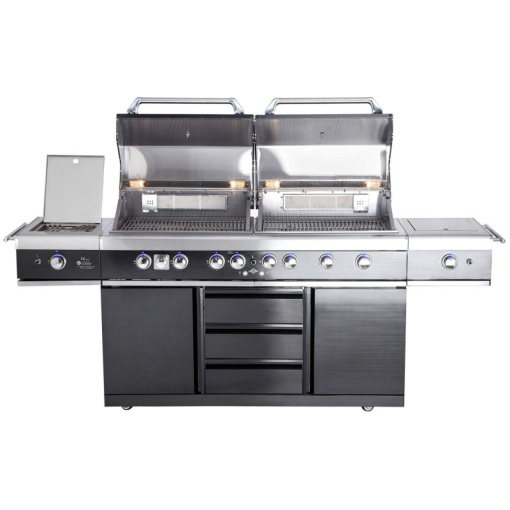 Bucatarie de exterior din inox, gratar pe gaz cu Air System ALL GRILL Top-Line Extrem Light - 100960 - Img 8