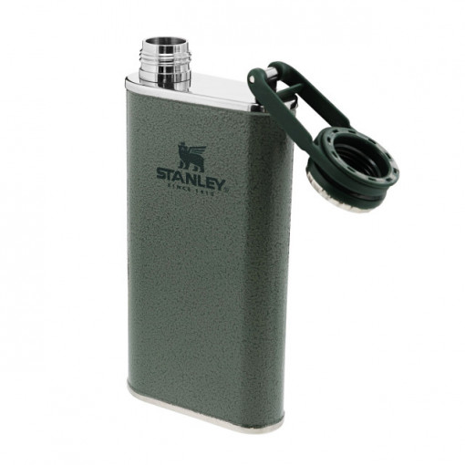 Butelca Stanley pentru alcool The Easy Fill Wide Mouth Flask Hammertone Green 0.24l - 10-00837-126 4