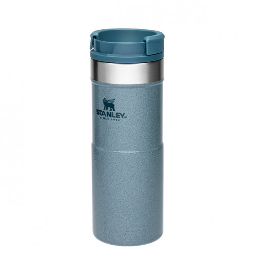 Cana Termoizolanta Stanley The NeverLeak™ Travel Mug Hammertone Ice 0.35L - 10-09855-009 2
